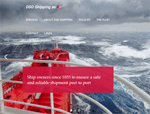 Tablet Screenshot of dsd-shipping.no